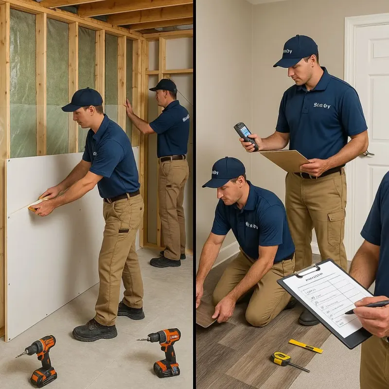 Repairs and Reconstruction process in Lake Arbor, MD
